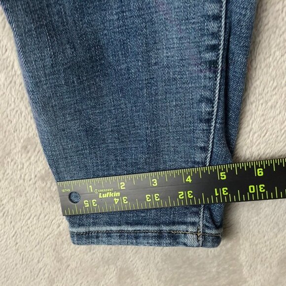 Lucky Brand Womens Jeans Size 10/30 High-Rise Skinny Bridgette Button Fly Blue - Picture 4 of 16